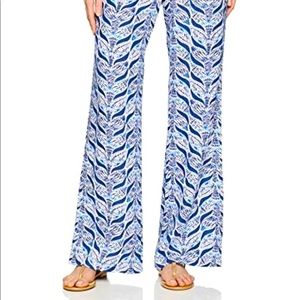 Lilly Pulitzer Bal Harbour Palazzo Pant in Mermaid Tail. Size XL.